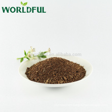 High saponin tea seed meal with straw